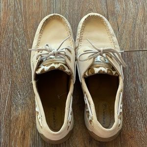 Slip on Sperry with Cheetah print